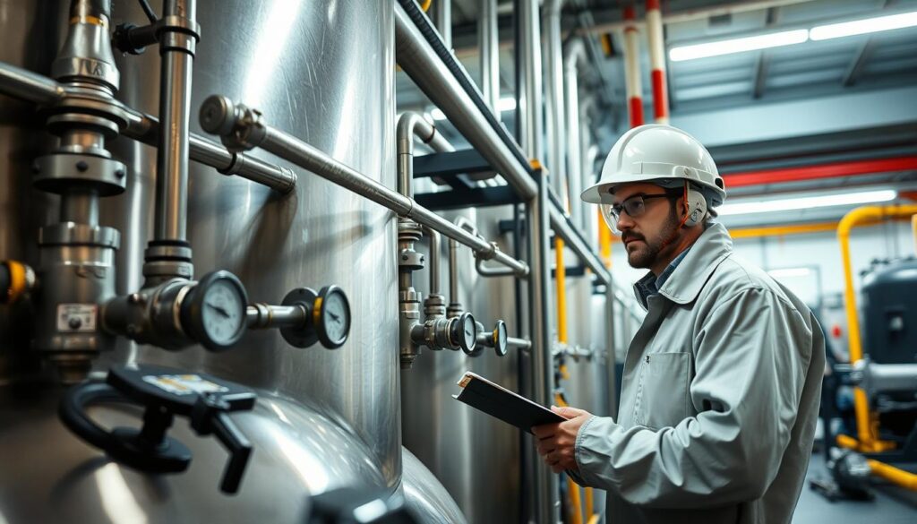 Inspecting wastewater equipment